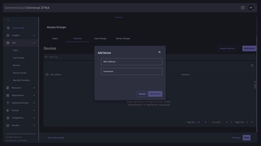 Extreme UZTNA onboarding, Stap 1