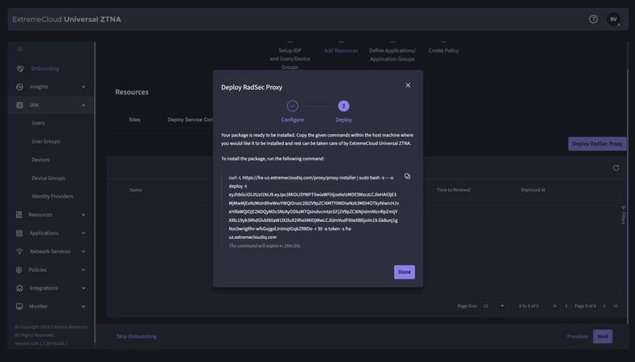 Extreme UZTNA, onboarding stap 2, status implementatie Linux