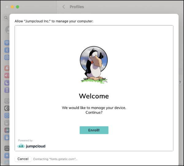 Jumpcloud onboarding MDM